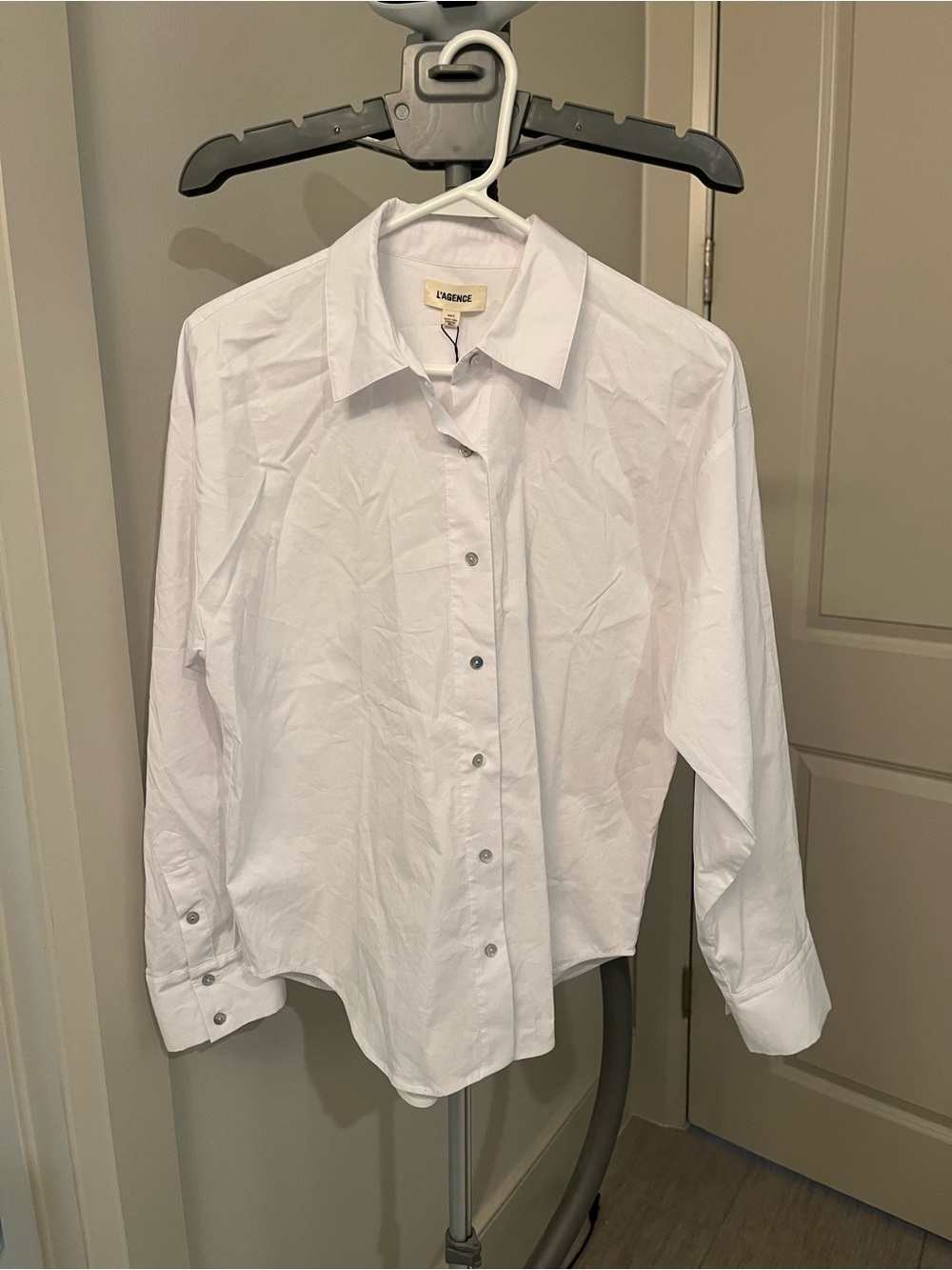 L’AGENCE Ripley Oversized Button-Down Blouse